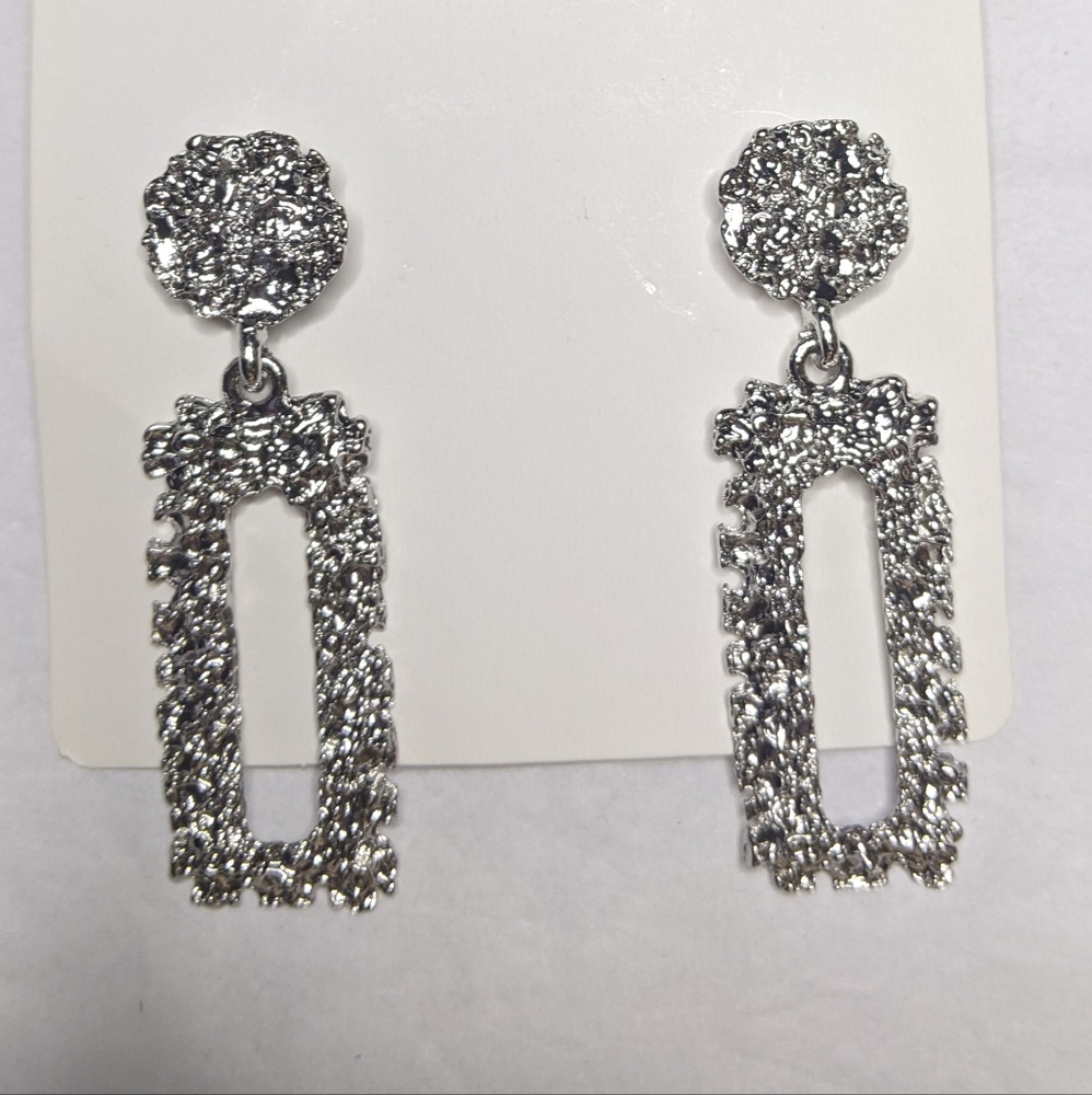 Silver Drop Earrings
